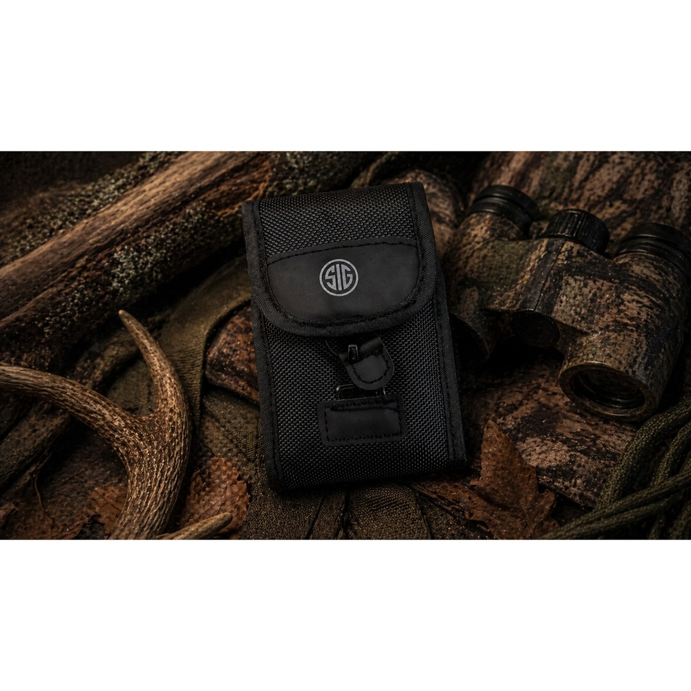 Sig Sauer Black Ballistic Nylon Rangefinder Pouch Case with Belt Loop SIG Logo